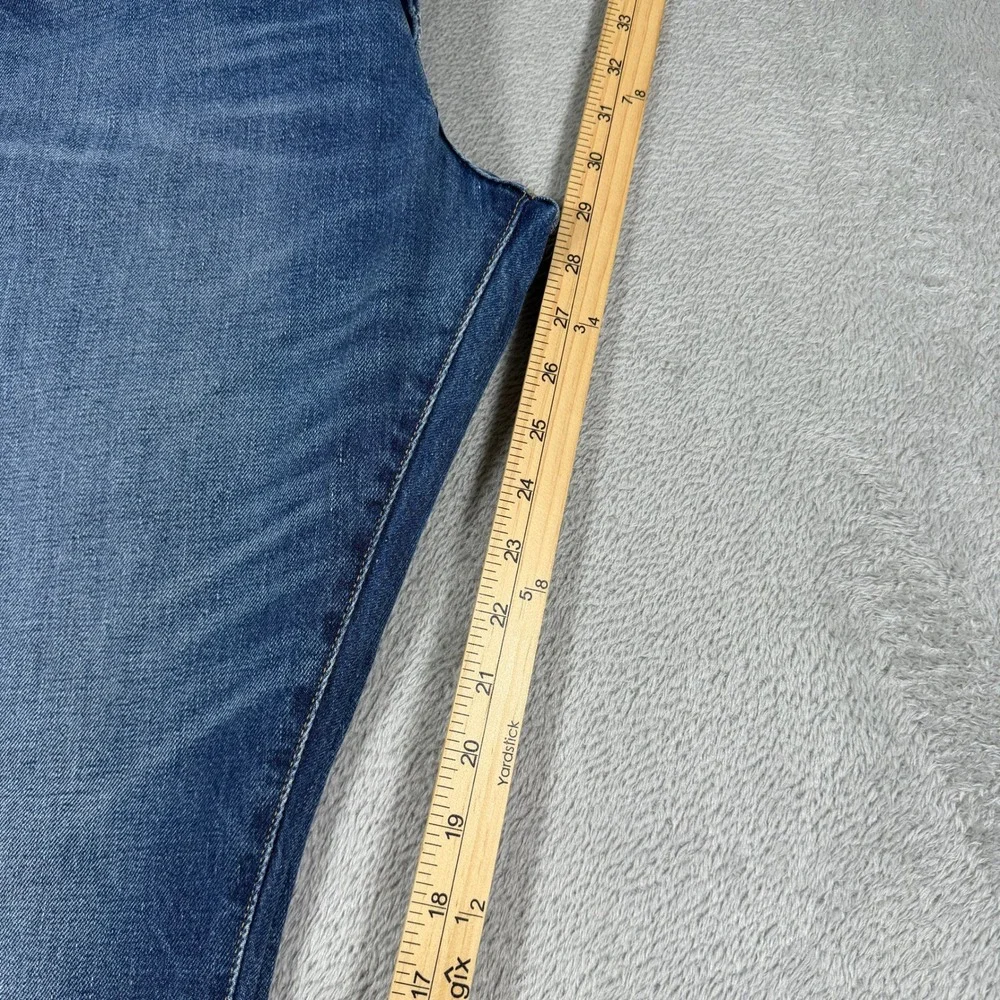 Polo Ralph Lauren Varick Slim Straight Jeans Mens 34x30 Blue Medium Wash Button